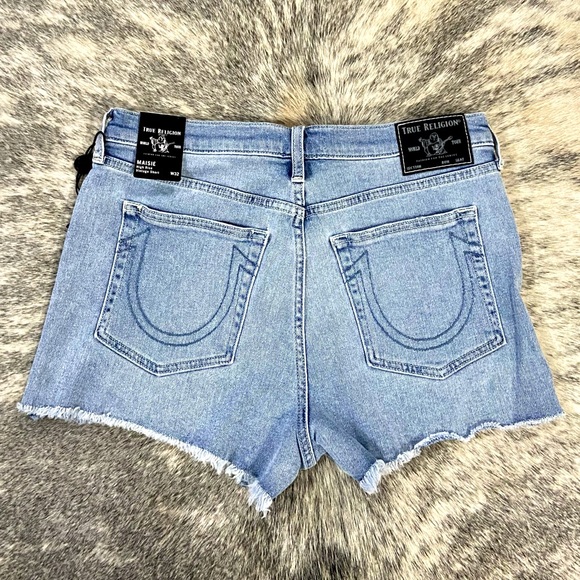 True Religion Pants - NWT True Religion Maisie High Rise Vintage Denim Shorts